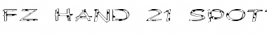 Download FZ HAND 21 SPOTTED EX Font Download FZ HAND 21 SPOTTED EX Font