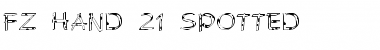 Download FZ HAND 21 SPOTTED Font Download FZ HAND 21 SPOTTED Font