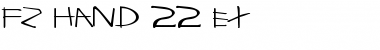 Download FZ HAND 22 EX Font Download FZ HAND 22 EX Font