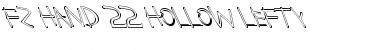 Download FZ HAND 22 HOLLOW LEFTY Font Download FZ HAND 22 HOLLOW LEFTY Font