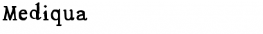 Download Mediqua Font Download Mediqua Font
