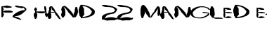 Download FZ HAND 22 MANGLED EX Font Download FZ HAND 22 MANGLED EX Font