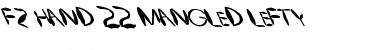 Download FZ HAND 22 MANGLED LEFTY Font Download FZ HAND 22 MANGLED LEFTY Font