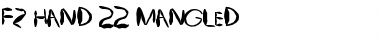 Download FZ HAND 22 MANGLED Font Download FZ HAND 22 MANGLED Font