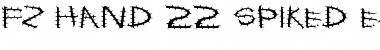 Download FZ HAND 22 SPIKED EX Font Download FZ HAND 22 SPIKED EX Font