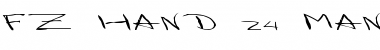 Download FZ HAND 24 MANGLED EX Font Download FZ HAND 24 MANGLED EX Font