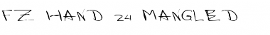 Download FZ HAND 24 MANGLED Font Download FZ HAND 24 MANGLED Font