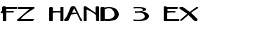 Download FZ HAND 3 EX Font Download FZ HAND 3 EX Font