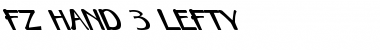 Download FZ HAND 3 LEFTY Font Download FZ HAND 3 LEFTY Font