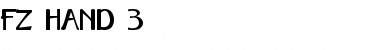 Download FZ HAND 3 Font Download FZ HAND 3 Font
