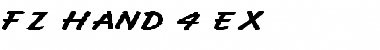 Download FZ HAND 4 EX Font Download FZ HAND 4 EX Font