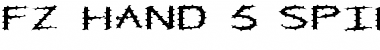 Download FZ HAND 5 SPIKED EX Font Download FZ HAND 5 SPIKED EX Font