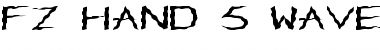 Download FZ HAND 5 WAVEY EX Font Download FZ HAND 5 WAVEY EX Font