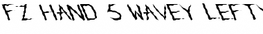 Download FZ HAND 5 WAVEY LEFTY Font Download FZ HAND 5 WAVEY LEFTY Font