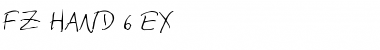 Download FZ HAND 6 EX Font Download FZ HAND 6 EX Font