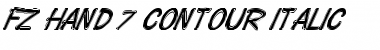 Download FZ HAND 7 CONTOUR ITALIC Font Download FZ HAND 7 CONTOUR ITALIC Font