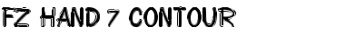 Download FZ HAND 7 CONTOUR Font Download FZ HAND 7 CONTOUR Font