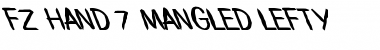 Download FZ HAND 7 MANGLED LEFTY Font Download FZ HAND 7 MANGLED LEFTY Font