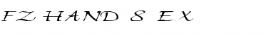 Download FZ HAND 8 EX Font Download FZ HAND 8 EX Font