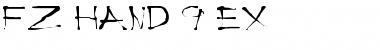 Download FZ HAND 9 EX Font Download FZ HAND 9 EX Font
