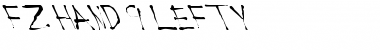 Download FZ HAND 9 LEFTY Font Download FZ HAND 9 LEFTY Font