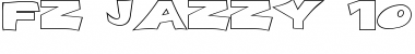 Download FZ JAZZY 10 HOLLOW EX Font Download FZ JAZZY 10 HOLLOW EX Font