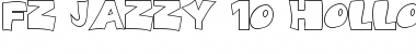 Download FZ JAZZY 10 HOLLOW Font Download FZ JAZZY 10 HOLLOW Font