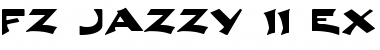 Download FZ JAZZY 11 EX Font Download FZ JAZZY 11 EX Font