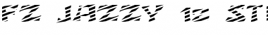 Download FZ JAZZY 12 STRIPED EX Font Download FZ JAZZY 12 STRIPED EX Font