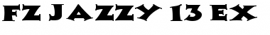 Download FZ JAZZY 13 EX Font Download FZ JAZZY 13 EX Font