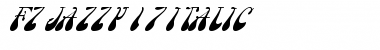 Download FZ JAZZY 17 ITALIC Font Download FZ JAZZY 17 ITALIC Font