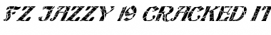 Download FZ JAZZY 19 CRACKED ITALIC Font Download FZ JAZZY 19 CRACKED ITALIC Font