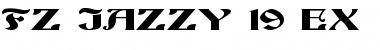 Download FZ JAZZY 19 EX Font Download FZ JAZZY 19 EX Font