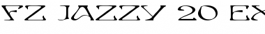 Download FZ JAZZY 20 EX Font Download FZ JAZZY 20 EX Font