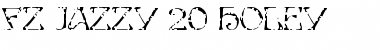 Download FZ JAZZY 20 HOLEY Font Download FZ JAZZY 20 HOLEY Font