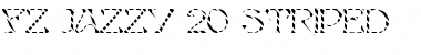 Download FZ JAZZY 20 STRIPED Font Download FZ JAZZY 20 STRIPED Font