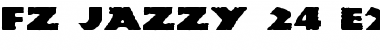 Download FZ JAZZY 24 EX Font Download FZ JAZZY 24 EX Font