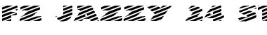 Download FZ JAZZY 24 STRIPED EX Font Download FZ JAZZY 24 STRIPED EX Font