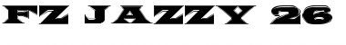 Download FZ JAZZY 26 CONTOUR Font Download FZ JAZZY 26 CONTOUR Font