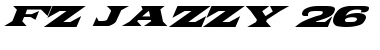 Download FZ JAZZY 26 ITALIC Font Download FZ JAZZY 26 ITALIC Font