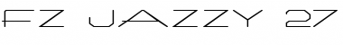 Download FZ JAZZY 27 EX Font Download FZ JAZZY 27 EX Font