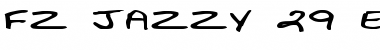 Download FZ JAZZY 29 EX Font Download FZ JAZZY 29 EX Font