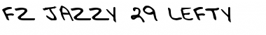Download FZ JAZZY 29 LEFTY Font Download FZ JAZZY 29 LEFTY Font
