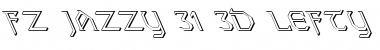 Download FZ JAZZY 31 3D LEFTY Font Download FZ JAZZY 31 3D LEFTY Font