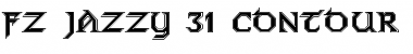 Download FZ JAZZY 31 CONTOUR Font Download FZ JAZZY 31 CONTOUR Font