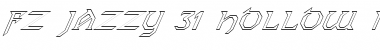 Download FZ JAZZY 31 HOLLOW ITALIC Font Download FZ JAZZY 31 HOLLOW ITALIC Font