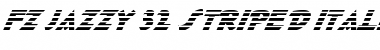 Download FZ JAZZY 32 STRIPED ITALIC Font Download FZ JAZZY 32 STRIPED ITALIC Font