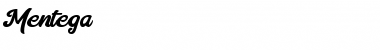 Download Mentega Font Download Mentega Font