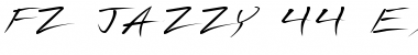 Download FZ JAZZY 44 EX Font Download FZ JAZZY 44 EX Font