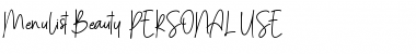 Download Menulist Beauty Font Download Menulist Beauty Font